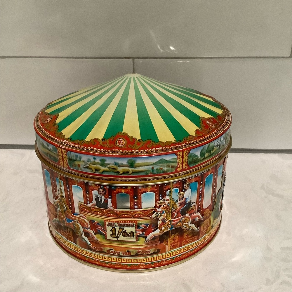 Churchill's Merry Go Round Vintage Candy Tin